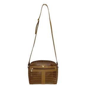 Vintage Mario Valentino PVC x Leather Monogram Crossbody Bag - 9” x 7.5” x 2”